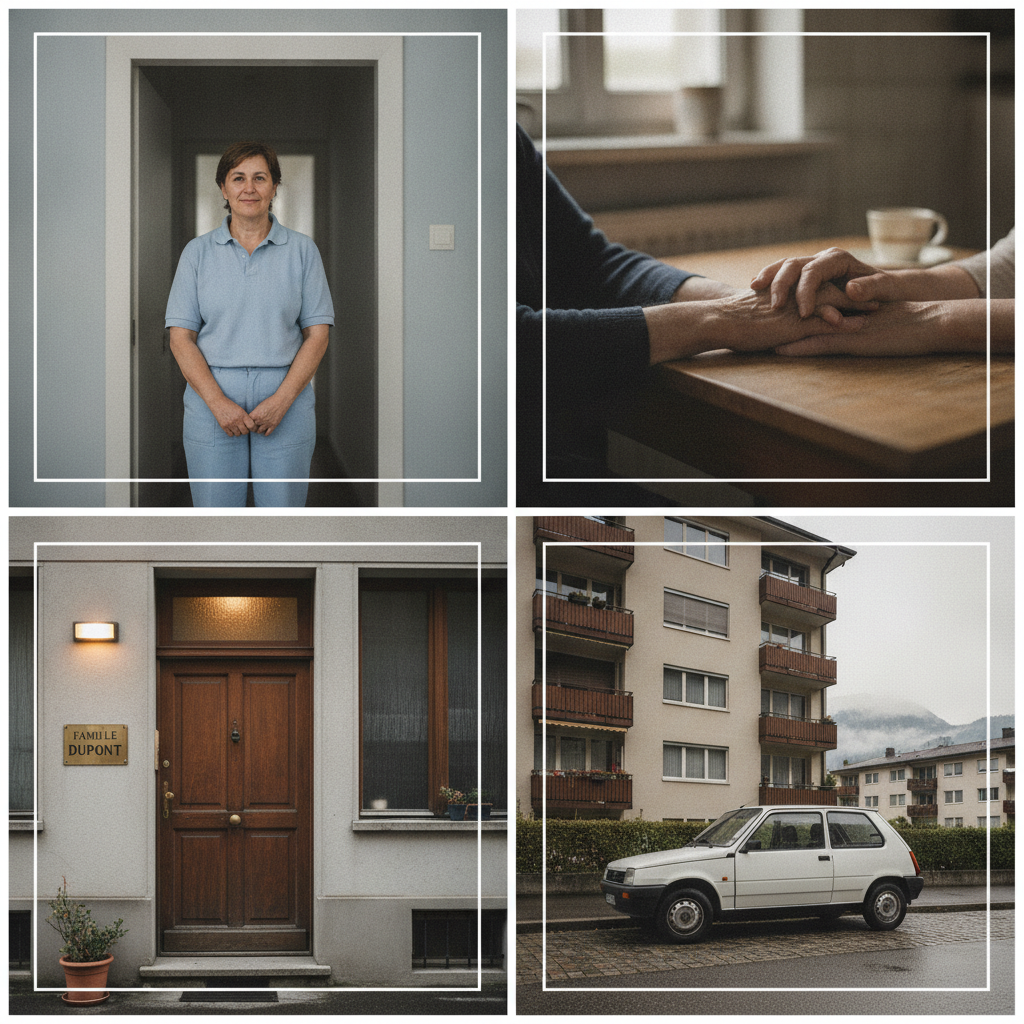 Moodboard: ruhige Dokumentarfotografie in einer Schweizer Wohnung